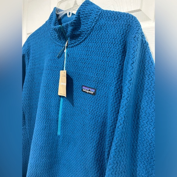 Patagonia Women's XXL R1 Air 1/2-Zip Pullover Lagom Blue Jacket NWT Half Zip 1/2 - Picture 2 of 12